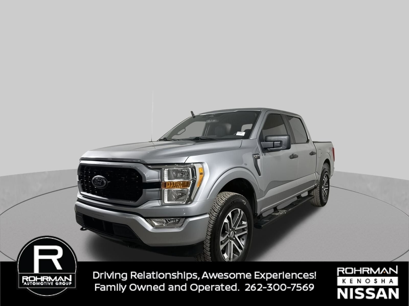 2021 Ford F-150 XL in Silver Metallic — front three-quarter view