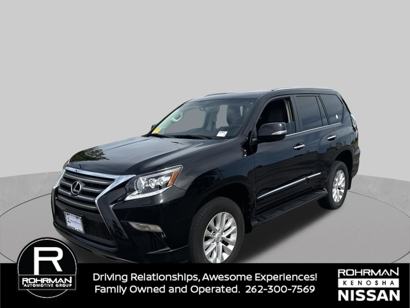 2019 Lexus GX 460 in Onyx Black — front three-quarter view